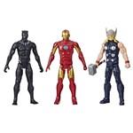 Avengers Zestaw 3 figurek 30 cm Czarna Pantera Iron Man Thor by Hasbro1