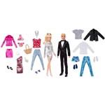 Mattel Barbie a Ken so súborom oblečenia GHT401