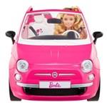 Samochód Barbie Fiat 500 i lalka1