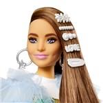 Barbie Extra Moda Duhové šaty GYJ782