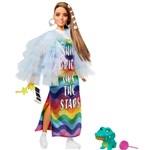 Barbie Extra Mode Regenbogen Kleid GYJ781