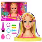 Barbie Stylingová hlava Neonová duha Blond vlasy HMD781