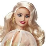 Mattel Barbie Vianočná blondínka 2023 Podpis HJX085