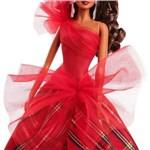  Mattel Barbie Signature Vánoční hnědovláska 2024 HRM636