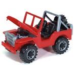 BRUDER 2540  Auto 1:16 Jeep plastový červený 26cm2