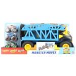 Hot Wheels Monster truck ciężarówka transportowa i 3 szt. ciężarówka GGB641