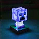 Ikona svetla Minecraft - Creeper Blue1