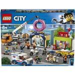 Lego City 60233 Town Otevření obchodu s koblihami1