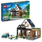 LEGO City 60398 Dom rodzinny i samochód elektryczny1