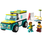 LEGO® City 60403 Ambulans i snowboardzista1