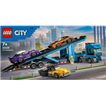 LEGO® City 60408 Kamion pro přepravu aut se sporťáky4