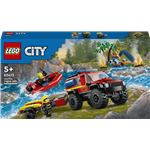 LEGO® City 60412 Wóz strażacki 4x4 i łódź ratunkowa2