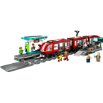 LEGO® City 60423 Przystanek tramwajowy i autobusowy w centrum miasta1