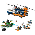 LEGO® City 60437 Helikopter do eksploracji dżungli w obozie bazowym1