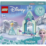 LEGO Disney Kraina Lodu 43199 Elsa i dziedziniec zamkowy1