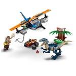 LEGO Jurassic World 75942 Velociraptor: Záchranná mise s dvouplošníkem1