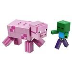 Lego Minecraft 21157 Velká figurka: Prase s malou zombie2