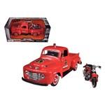 Maisto - Harley-Davidson Custom 1948 Ford F-1 Pick up + 1936 EL Knucklehead 1:242