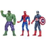 Avengers Avengers - Zestaw 3 figurek 24cm - Hulk Spiderman Kapitan Ameryka. 1