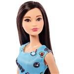 Mattel Barbie Happy Modern Dresses - Blue Dress With Brunette Doll3