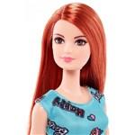 Mattel Barbie Happy Modern Dresses-Blue Dress - Redhead Doll3
