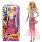 Mattel Barbie Večerní šaty - blond DGY703