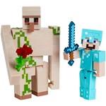 Minecraft Craft A Block Steve Iron Golem Figure Set 1