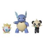 Pokemon Battle Figure set Togepi, Wartortle, Pancham1