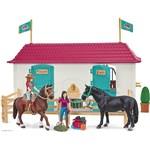 Schleich Horse Club 42551 Velký dům se stájí a příslušenstvím a kloubovými figurkami3